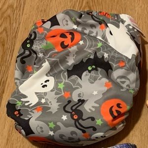 Blueberry simplex organic OS AIO diaper Halloween